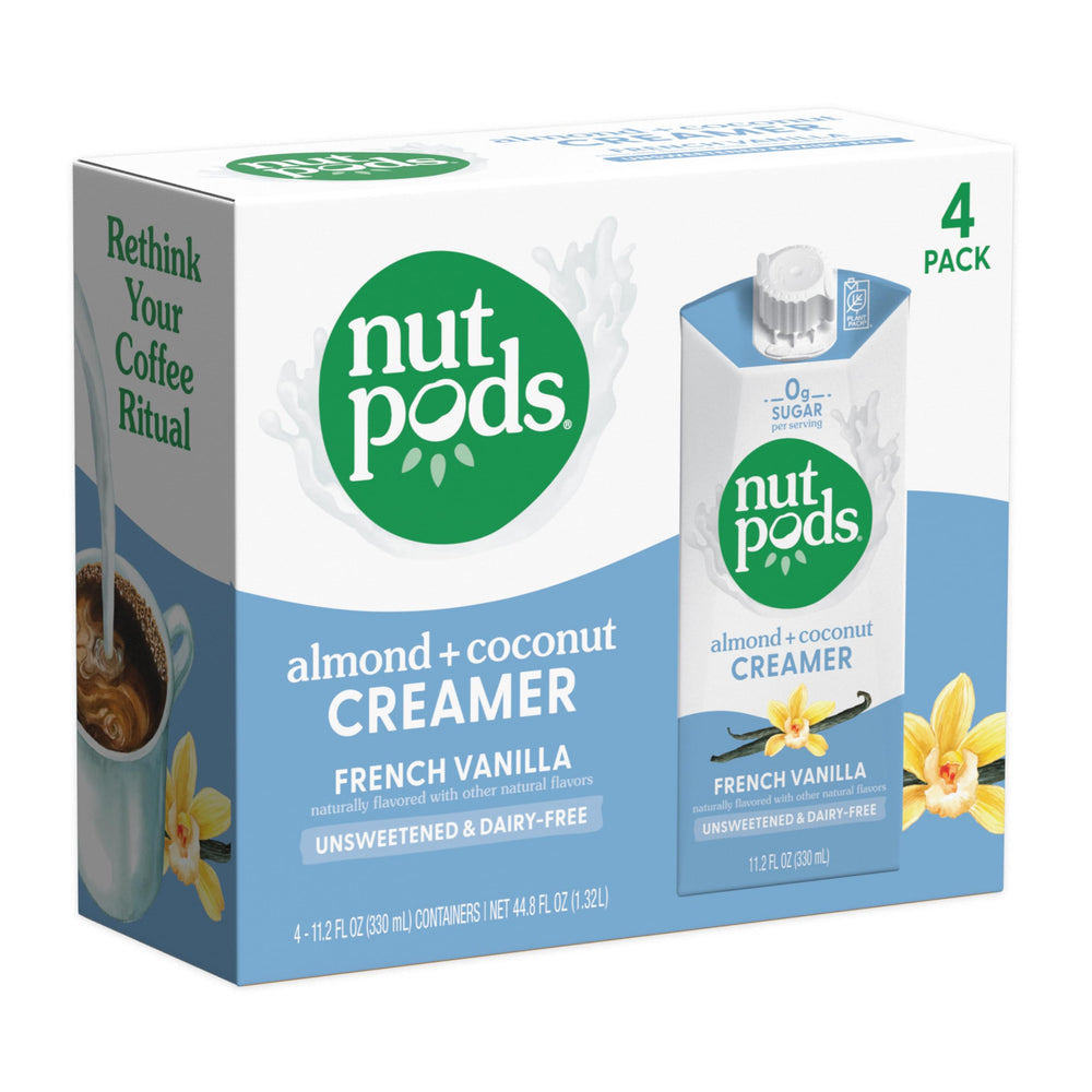 nutpods envase frontal mostrando diseño y beneficios visibles