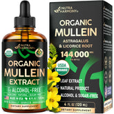 NUTRAHARMONY frasco frente mostrando etiqueta y beneficio respiratorio