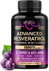 NUTRAHARMONY frasco frontal mostrando 120 cápsulas y marca para confianza