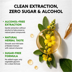 NUTRAHARMONY gotero vertiendo extracto, práctico y sin alcohol