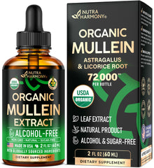 NUTRAHARMONY frente del envase mostrando diseño y certificación USDA Organic