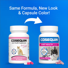 NutraMax Cosequin opened capsule closeup showing sprinkle powder benefit