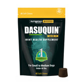 Nutramax Dasuquin vista frontal del envase que muestra conteo