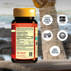 Nutrex Hawaii cápsula blanda en primer plano para fácil ingestión