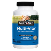 Nutri-Vet bote frontal mostrando el envase y cantidad 180 unidades
