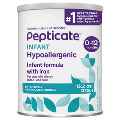 NUTRICIA PEPTICATE frente del envase mostrando formato 13.2oz y conveniencia