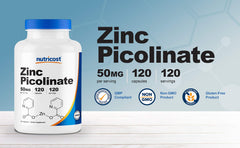 Nutricost cápsulas en mano para comparar tamaño y fácil ingestión