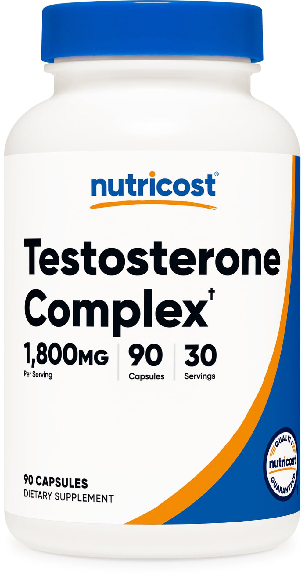 Nutricost frasco frontal mostrando el envase y la identificación clara