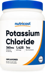 Nutricost frente del envase mostrando 1 kg y beneficios de calidad