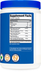 Nutricost etiqueta nutricional legible con 7 g de fibra por porción
