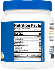 Nutricost psyllium en cucharada para comparar la porción y la escala
