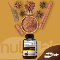 NutriFlair polvo de canela Ceilán detalle de textura fina