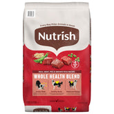 Nutrish frente del paquete mostrando tamaño y receta