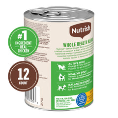 Nutrish lata abierta con contenido suave listo para servir