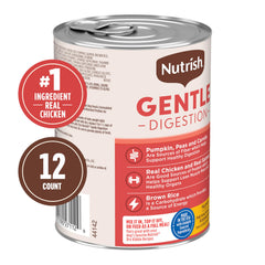 Ingredientes principales Nutrish: pollo, calabaza y salmón para digestión