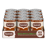 Nutrish lata frontal con diseño claro y beneficio control de peso