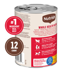 Nutrish primer plano de la textura paté, fácil de servir y digerir