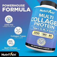 Nutrivein cápsula en mano para comparar tamaño y facilitar la dosificación