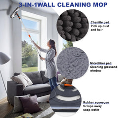 NWGOF conjunto de almohadillas microfibra y chenille para limpieza versátil
