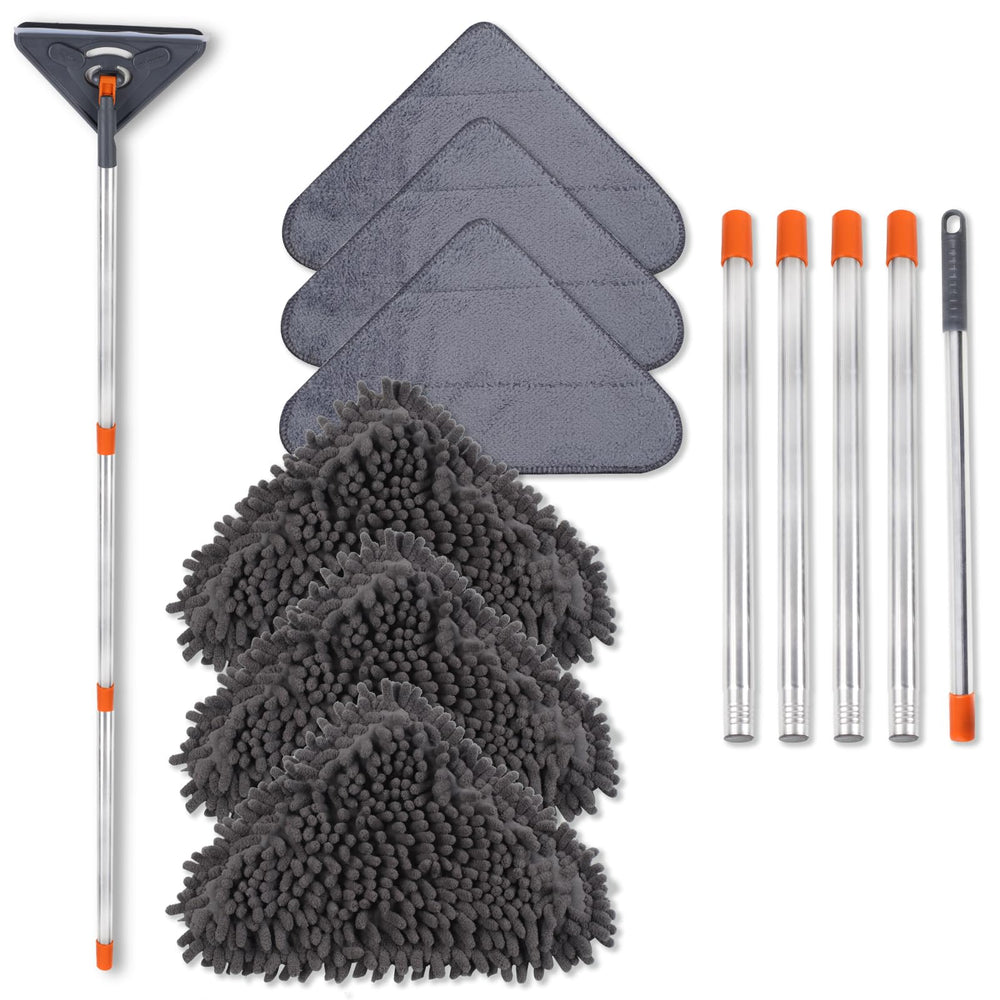 NWGOF mopa frontal del kit mostrando mango y cabeza, limpieza eficiente