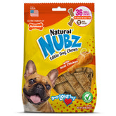 Nylabone front packaging showing 36-count chicken dental chews and clear labeling