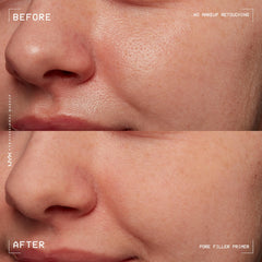 NYX Pore Filler aplicación con dedos para un acabado uniforme y rápido