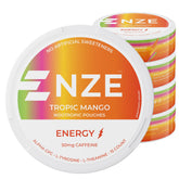 NZE lata frontal con diseño tropical, fácil de transportar