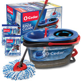 O-Cedar frente del pack mostrando kit completo y ventaja de doble depósito