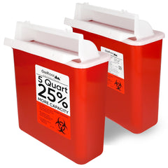 OakRidge contenedor frontal pack de 2 muestra diseño y capacidad segura