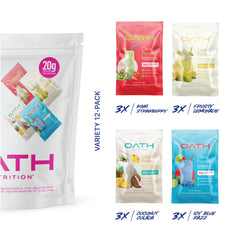 Oath Nutrition sorbete casero hecho con Clear Whey, postre proteico rápido