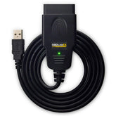 OBDLink EX vista frontal mostrando diseño y puerto OBD para diagnóstico fiable
