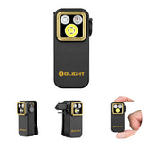 OLIGHT Oclip Pro S vista frontal con luz blanca potente