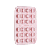 OCTOBUDDY vista frontal del soporte en Chalk Pink mostrando diseño y color