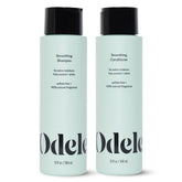 Odele set frontal mostrando champú y acondicionador para control del frizz
