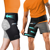 ODOFIT embalaje frontal mostrando la faja y beneficios de soporte