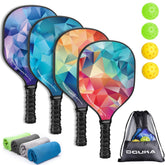 Oguka frente del pack de palas mostrando diseño y accesorios, ideal para juego inmediato