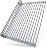 Ohuhu vista frontal del escurridor sobre fregadero, organiza y ahorra espacio