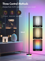 OIYN primer plano de tira LED que muestra color y calidad de luz