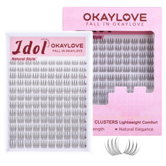 OKAYLOVE primer plano del empaque mostrando 120 racimos y beneficios
