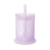 Olababy vaso entrenador frontal lilac mostrando diseño seguro y color