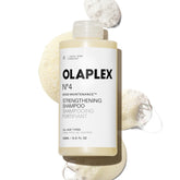 Olaplex N°.4 frontal botella 250 mL mostrando diseño y volumen