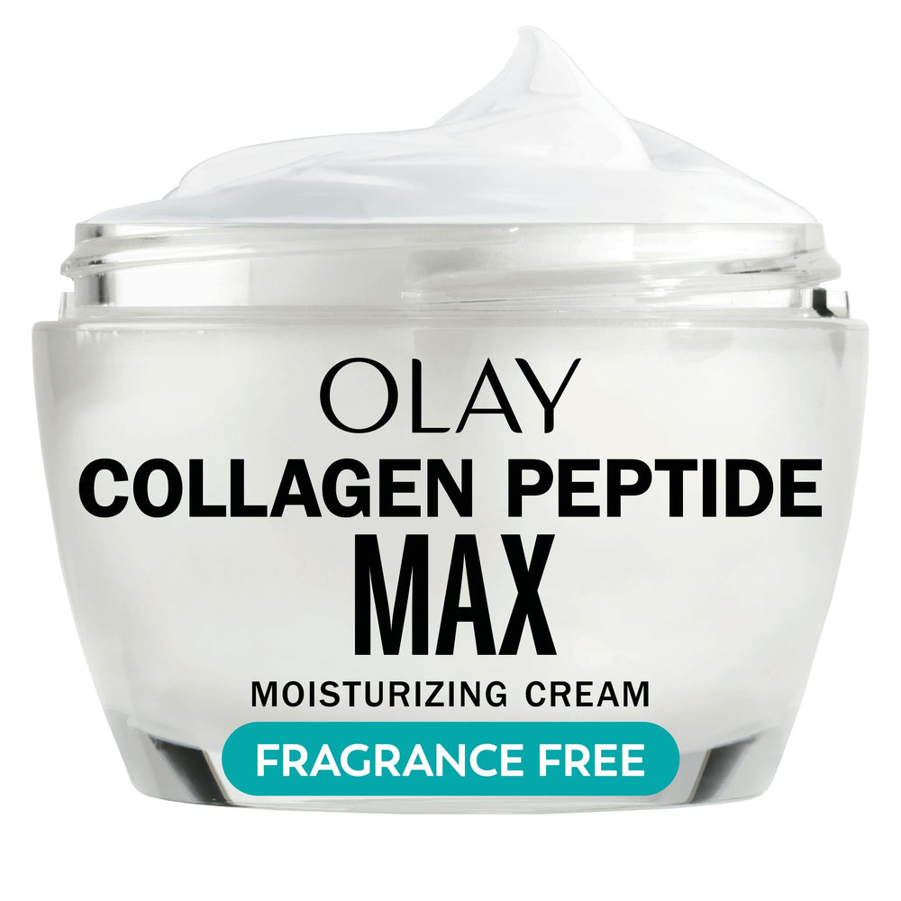 Olay envase frontal de Collagen Peptide 24 MAX mostrando volumen y diseño