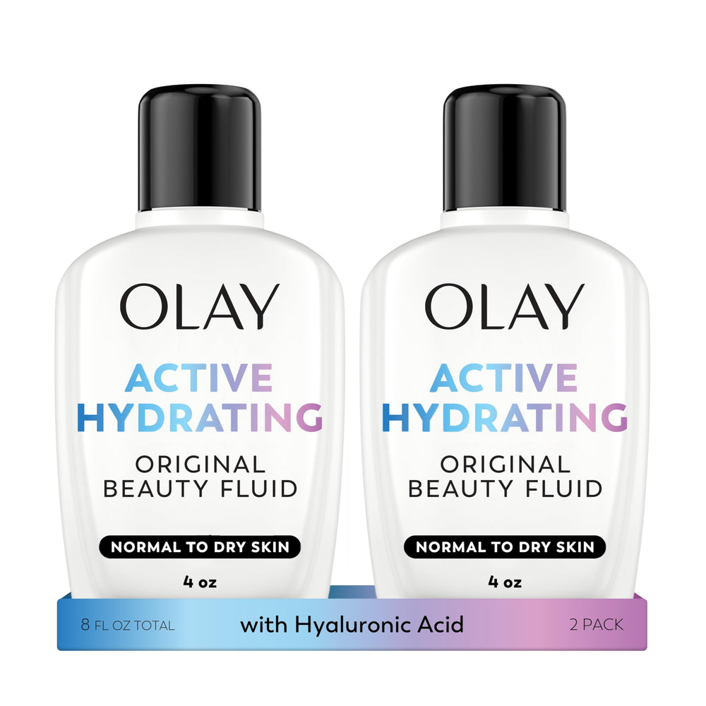 Olay frente del envase mostrando diseño y marca, hidratación práctica