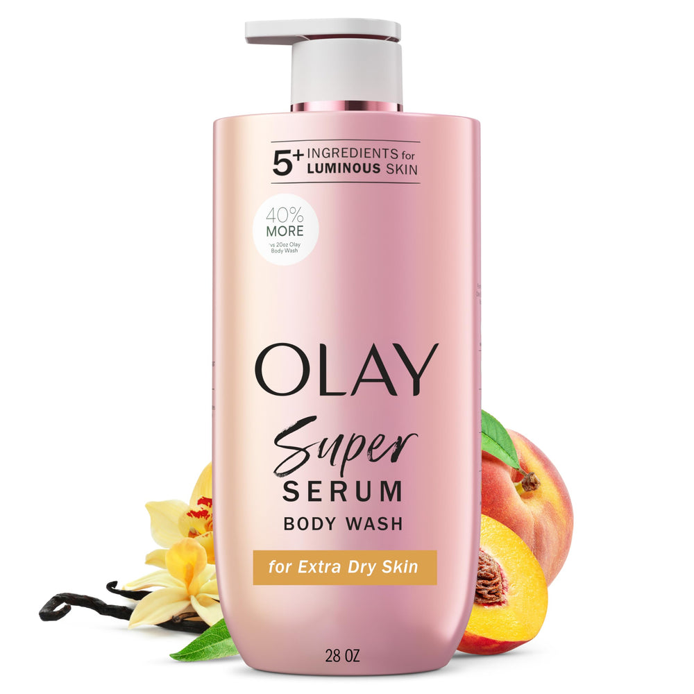 Olay frasco frontal mostrando el diseño y beneficio de hidratación