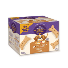 Old Mother Hubbard frente de caja grande mostrando el producto y beneficio de cantidad
