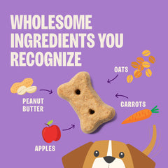 Old Mother Hubbard textura crujiente de galleta que favorece limpieza dental