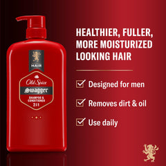 Old Spice etiqueta con ingredientes y beneficio de limpieza rápida