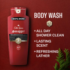 Old Spice textura de espuma densa mostrando limpieza eficaz
