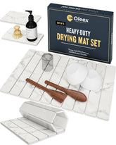 OLEEX tapete 24x16 frontal absorbe agua y mantiene encimera seca