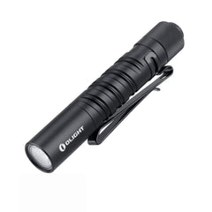 OLIGHT vista frontal de la I3T EOS mostrando el encendido y potencia